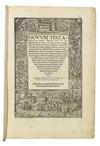 BIBLE IN GREEK AND LATIN.  Novum testamentum omne, tertio iam ac diligentius ab Erasmo Roterodamo recognitum.  2 vols.  1522